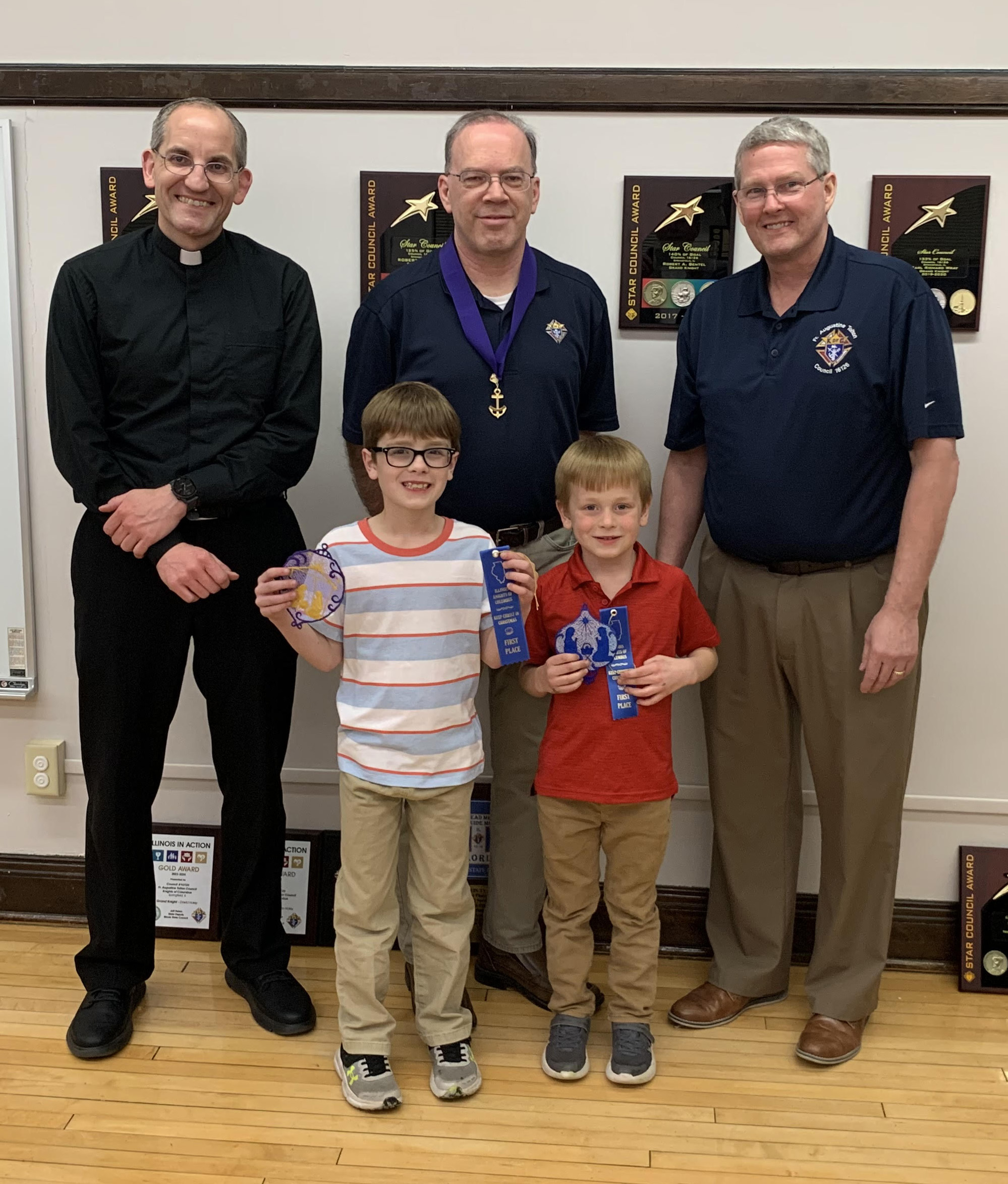 K oc C Council 16126 member participating in the ID Drive